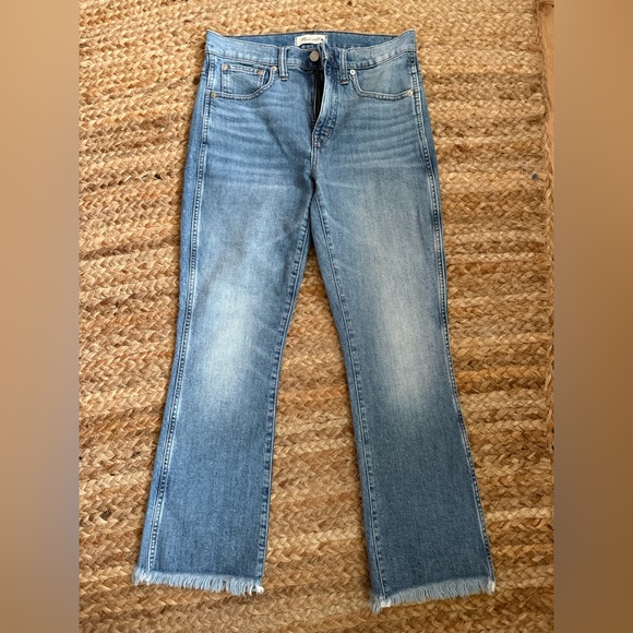 Madewell Size 27 Cali Demi-Boot Cropped Jeans - Picture 1 of 8